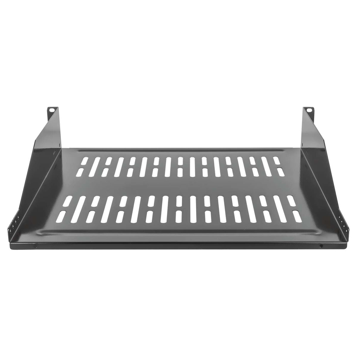 19" Cantilever Shelf, 2U, 400 mm (15.8 in.) Depth, Black Image 4