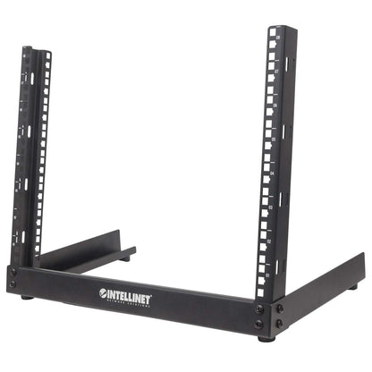 19" Desktop 2-Post Open Frame Network Rack, 8U Image 1