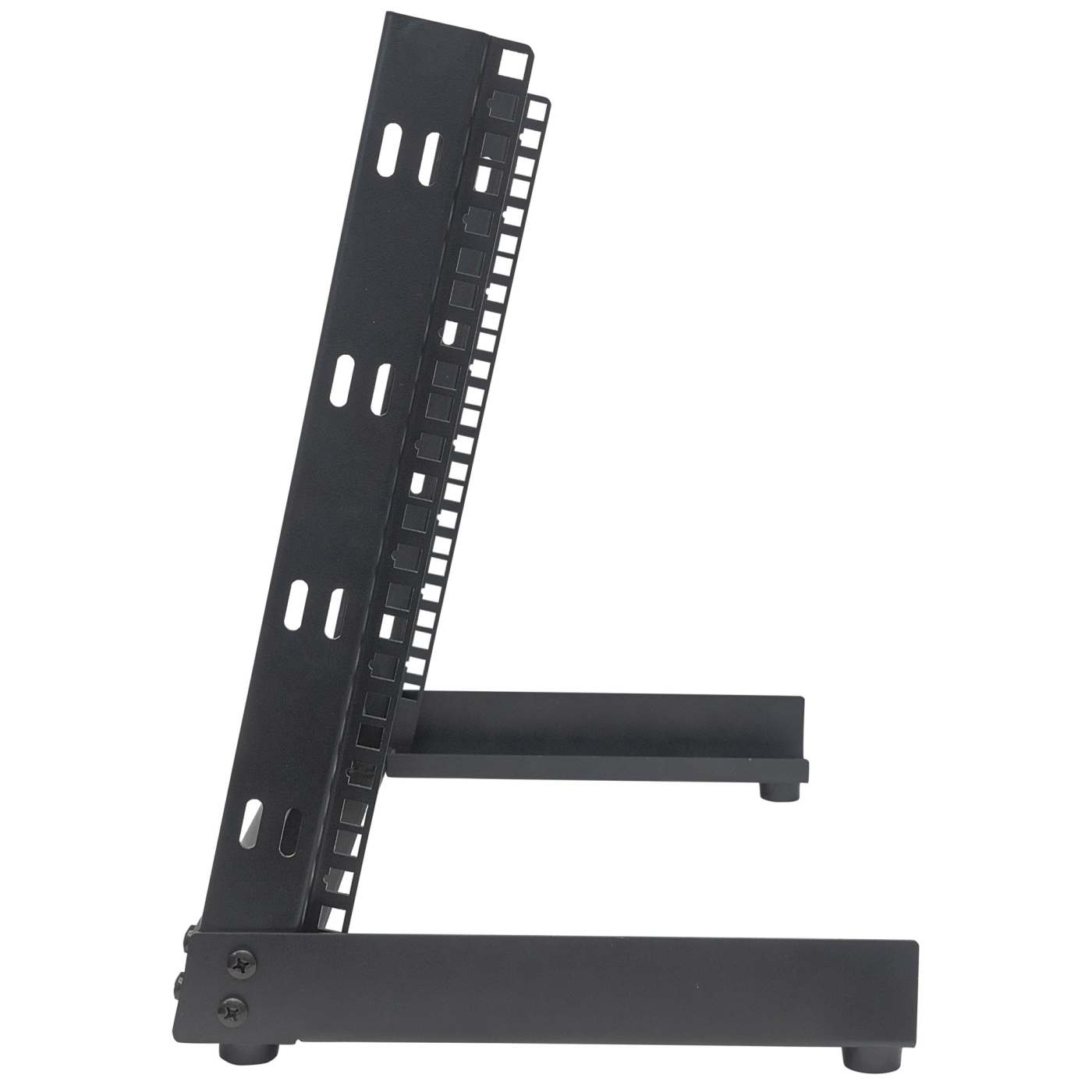 19" Desktop 2-Post Open Frame Network Rack, 8U Image 4