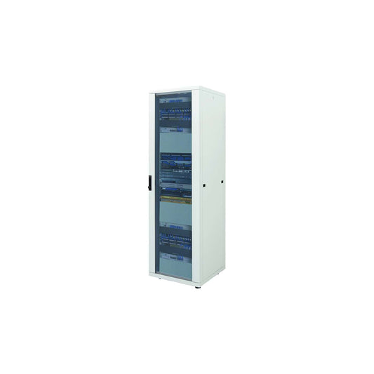 19" Network Cabinet, Standard Line, 42U, 800 (D) x 800 (W) mm, Gray Image 1
