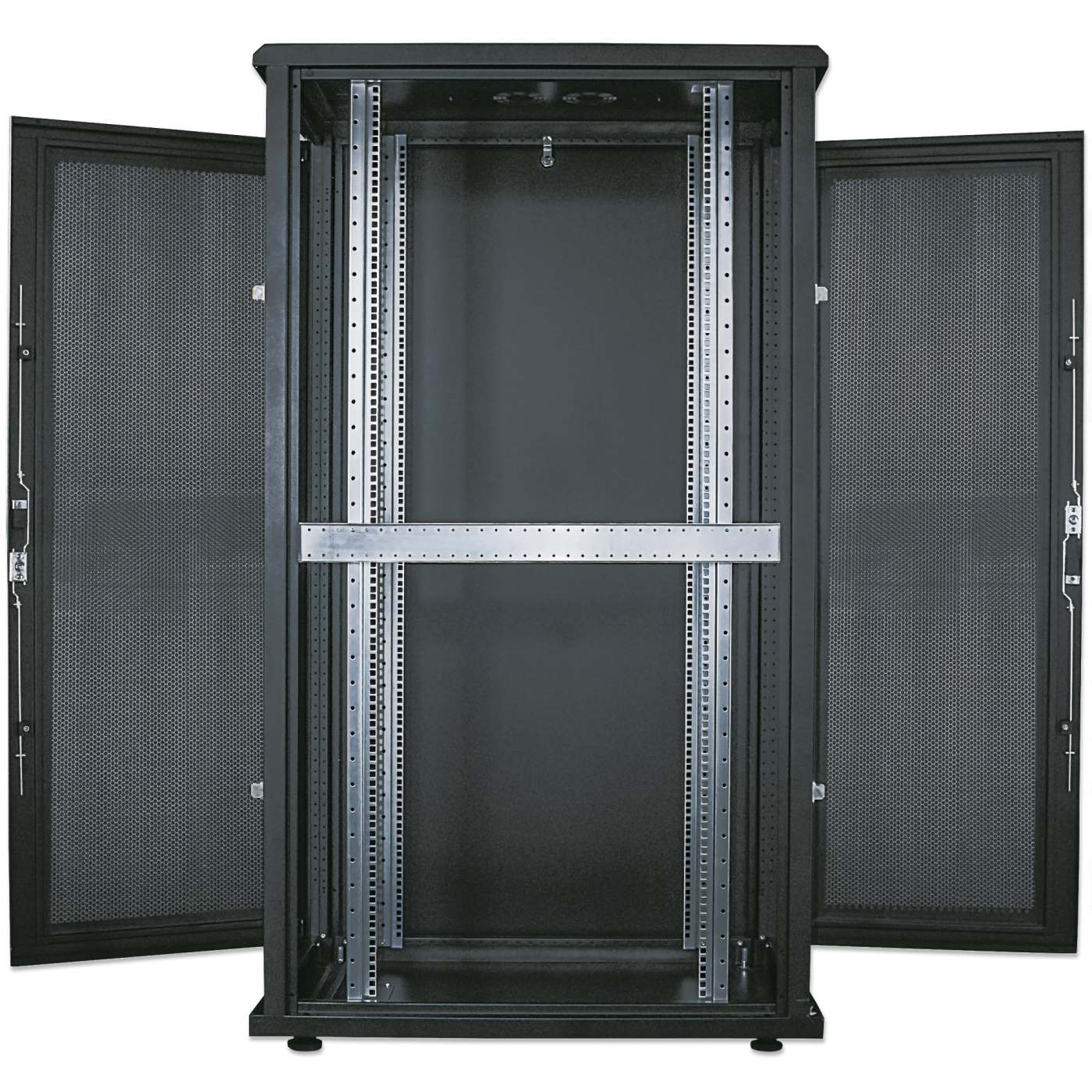 19" Server Cabinet, 42U, 1000 (D) x 600 (W) x 2033 (H) mm, Black Image 8