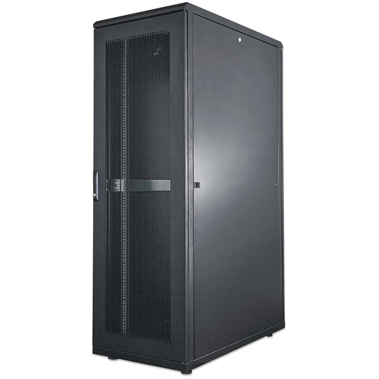19" Server Cabinet, 42U, 1000 (D) x 800 (W) x 2033 (H) mm, Black Image 1
