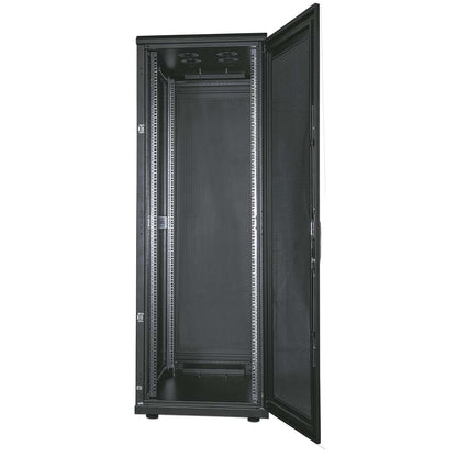 19" Server Cabinet, 42U, 1000 (D) x 800 (W) x 2033 (H) mm, Black Image 5