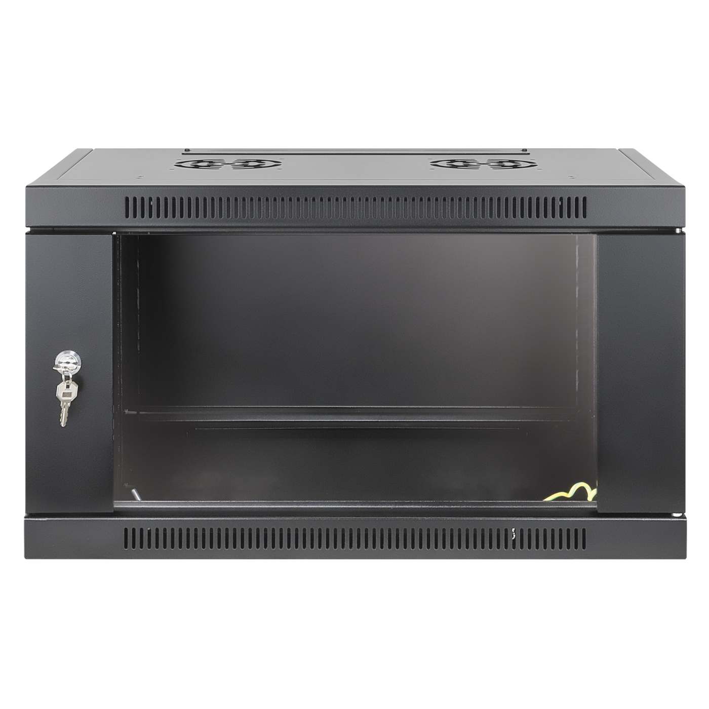 19" Toolless Wall Mount Network Cabinet, 6U, 450 mm (17.7 in.) Depth, Black Image 3