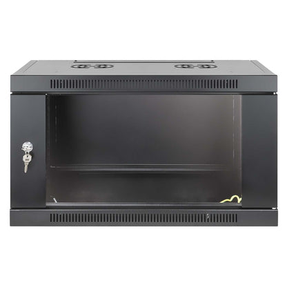 19" Toolless Wall Mount Network Cabinet, 6U, 450 mm (17.7 in.) Depth, Black Image 3