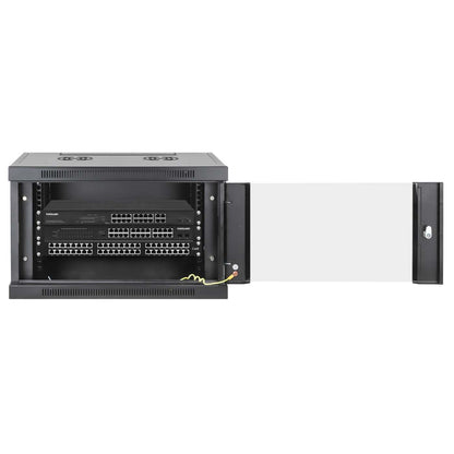 19" Toolless Wall Mount Network Cabinet, 6U, 450 mm (17.7 in.) Depth, Black Image 4