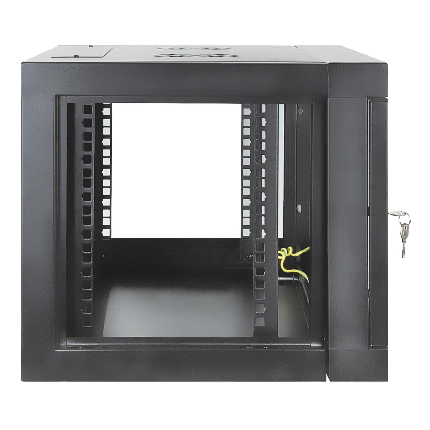 19" Toolless Wall Mount Network Cabinet, 6U, 450 mm (17.7 in.) Depth, Black Image 7