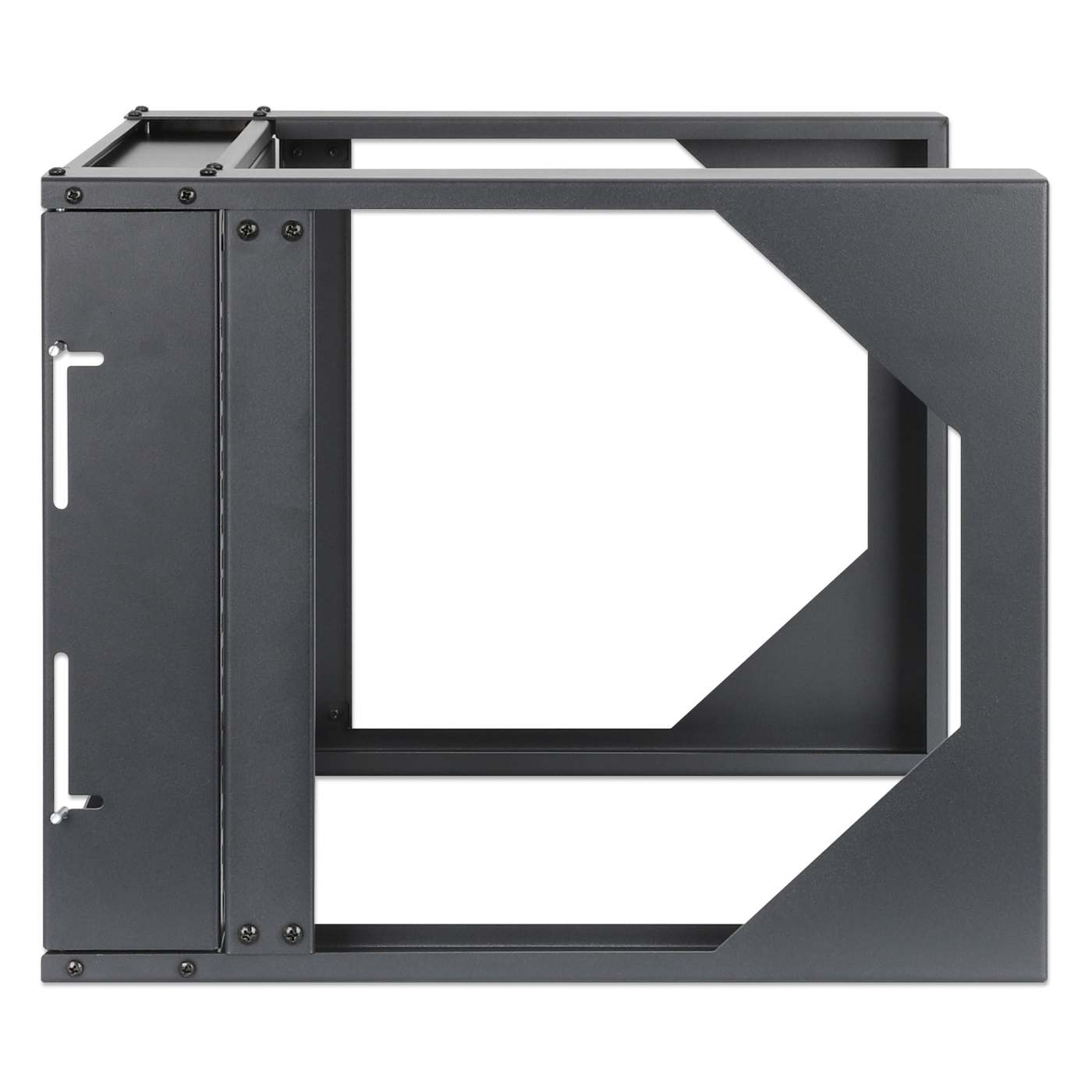19" Wall Mount 2-Post Open Frame Network Rack, 6U Image 4