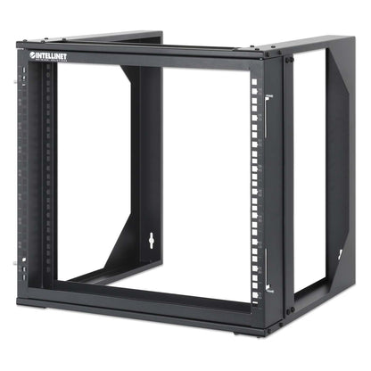 19" Wall Mount 2-Post Open Frame Network Rack, 9U Image 1