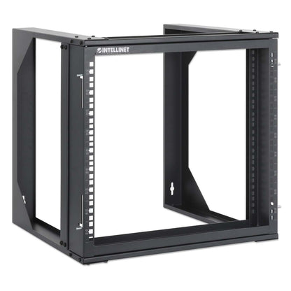 19" Wall Mount 2-Post Open Frame Network Rack, 9U Image 2