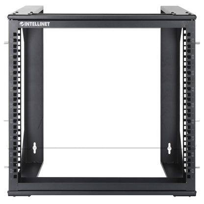 19" Wall Mount 2-Post Open Frame Network Rack, 9U Image 3