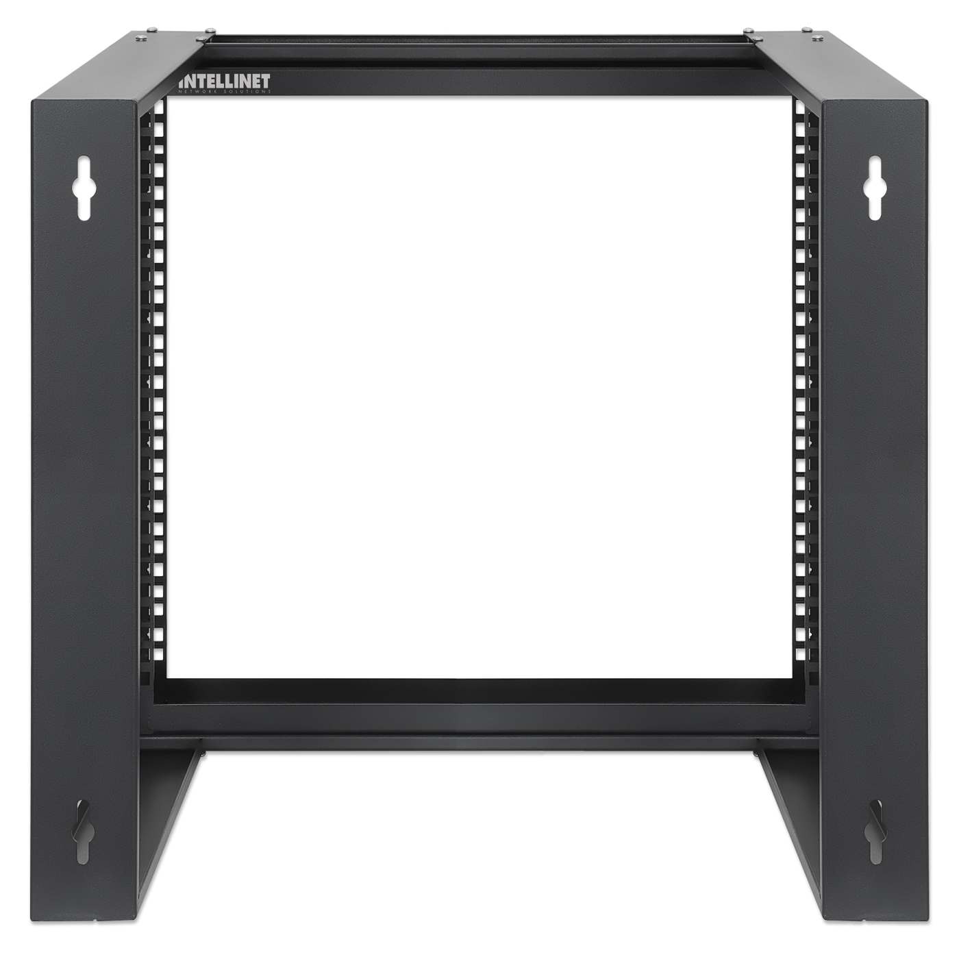 19" Wall Mount 2-Post Open Frame Network Rack, 9U Image 5
