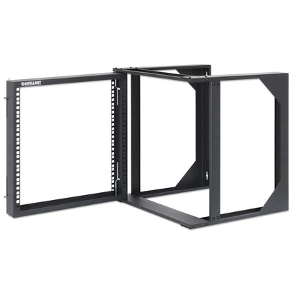 19" Wall Mount 2-Post Open Frame Network Rack, 9U Image 6