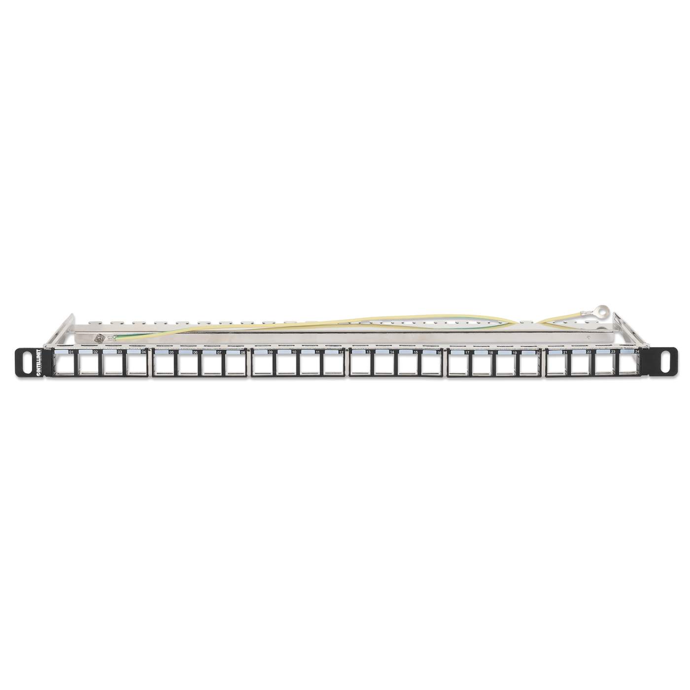 24-Port Shielded Blank Patch Panel, 0.5U Image 3