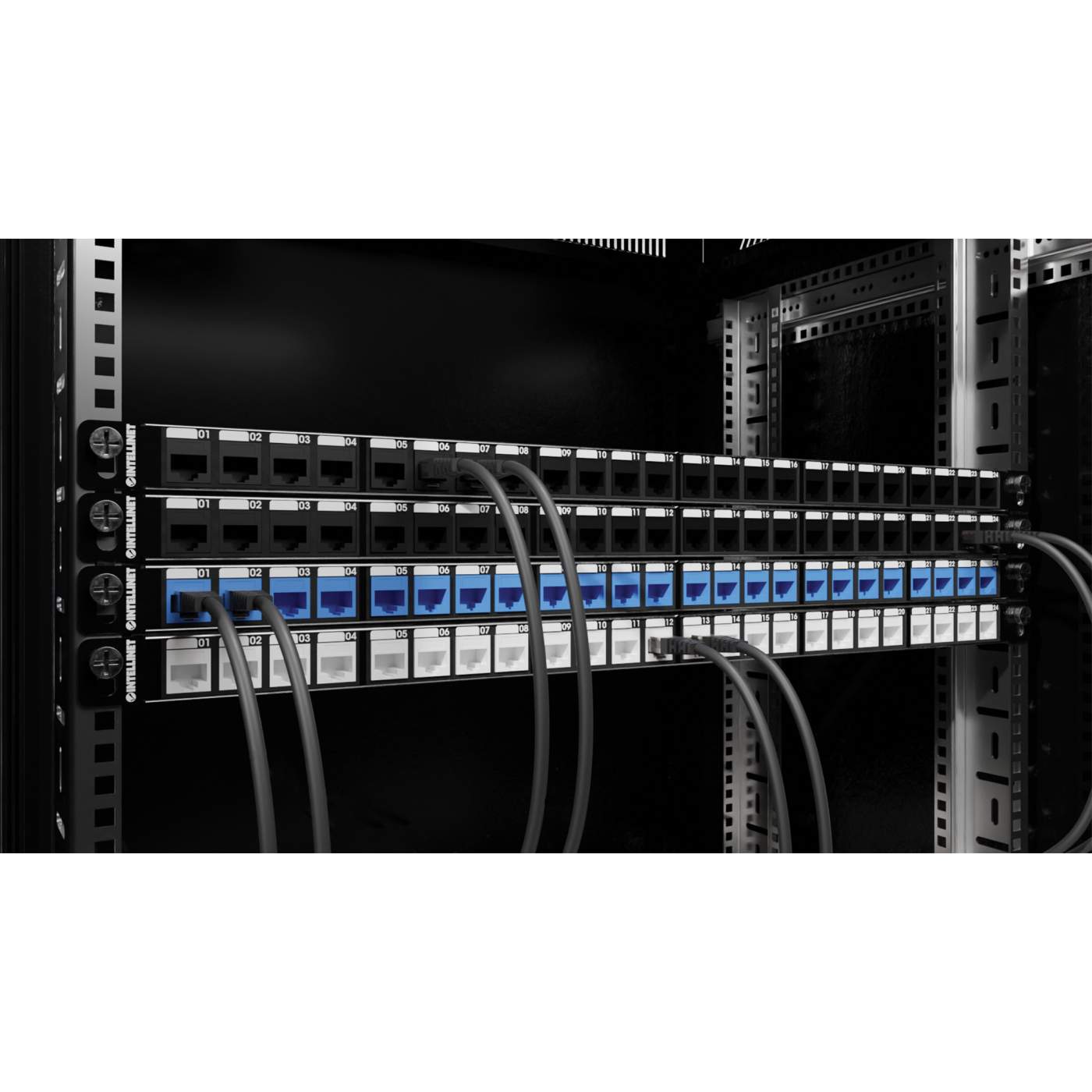 24-Port Shielded Blank Patch Panel, 0.5U Image 7