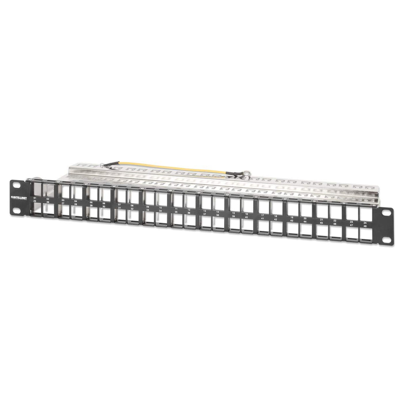 Intellinet 48-Port Shielded Blank Patch Panel, 1U (721028) – Intellinet ...