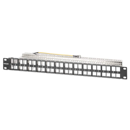 48-Port Shielded Blank Patch Panel, 1U Image 1