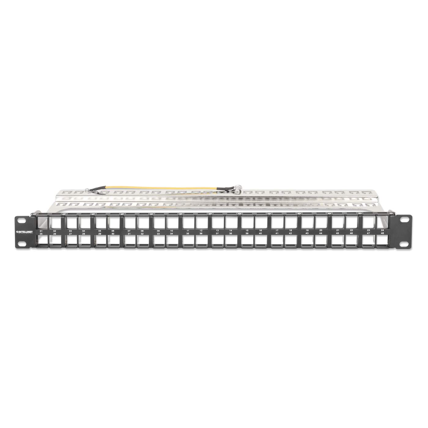 48-Port Shielded Blank Patch Panel, 1U Image 3