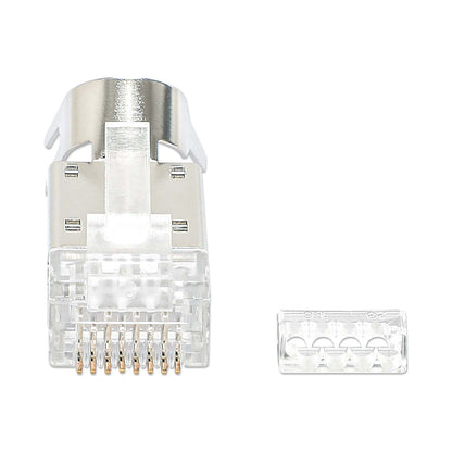 50-Pack Cat6A RJ45 Modular Plugs Pro Line Image 4