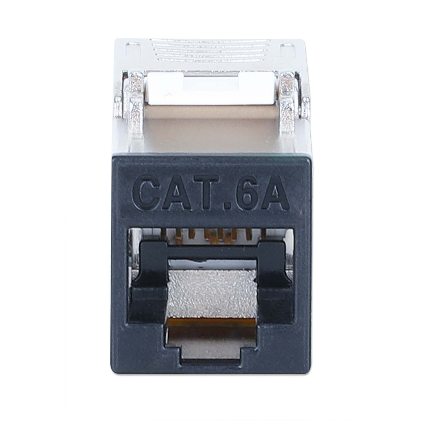 Cat6a 10G Shielded Toolless Slim Keystone Jack, Black Image 3