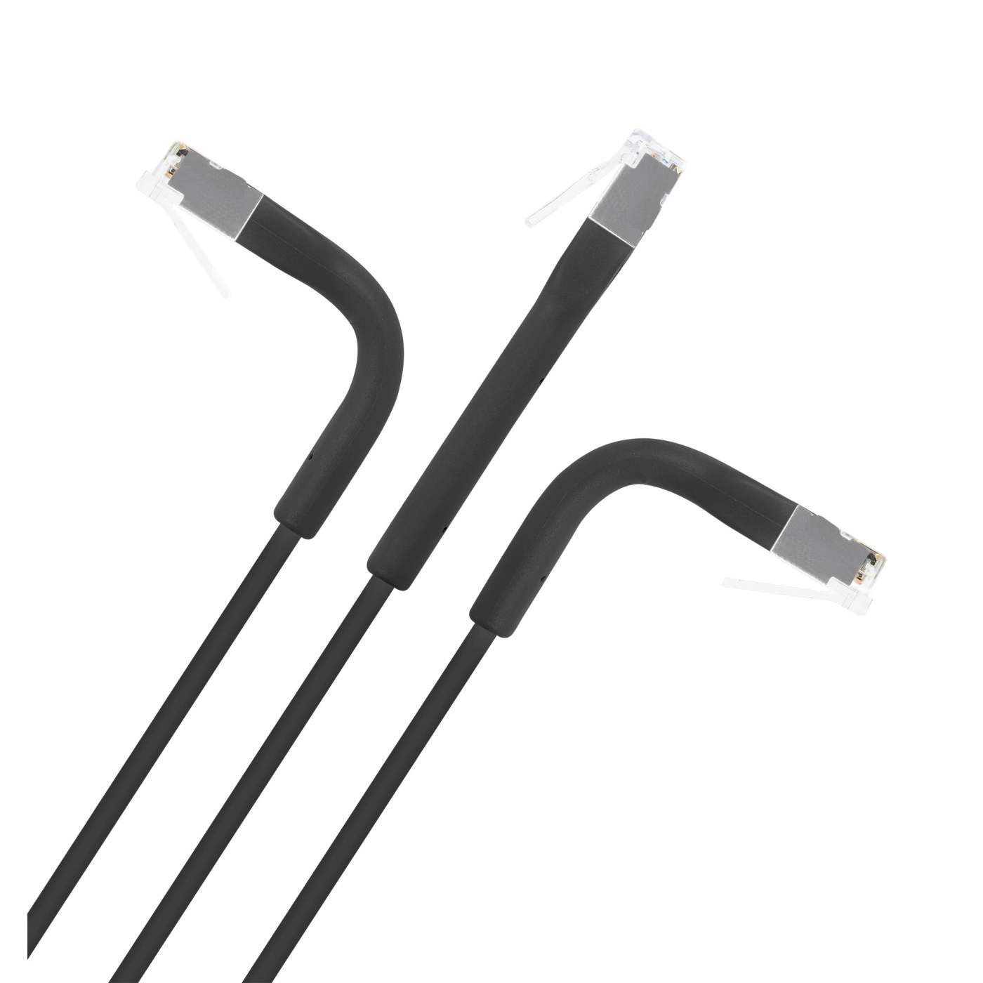 Cat6a F/FTP FlexiBoot Slim Network Patch Cable, 0.3 m, Black Image 5
