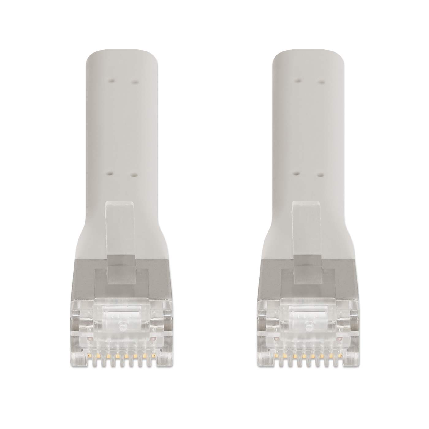 Cat6a F/FTP FlexiBoot Slim Network Patch Cable, 0.3 m, Gray Image 3