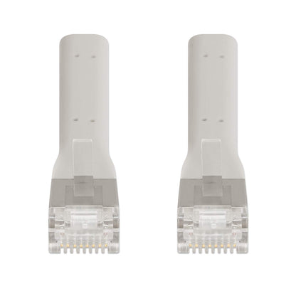 Cat6a F/FTP FlexiBoot Slim Network Patch Cable, 0.5 m, Gray Image 3