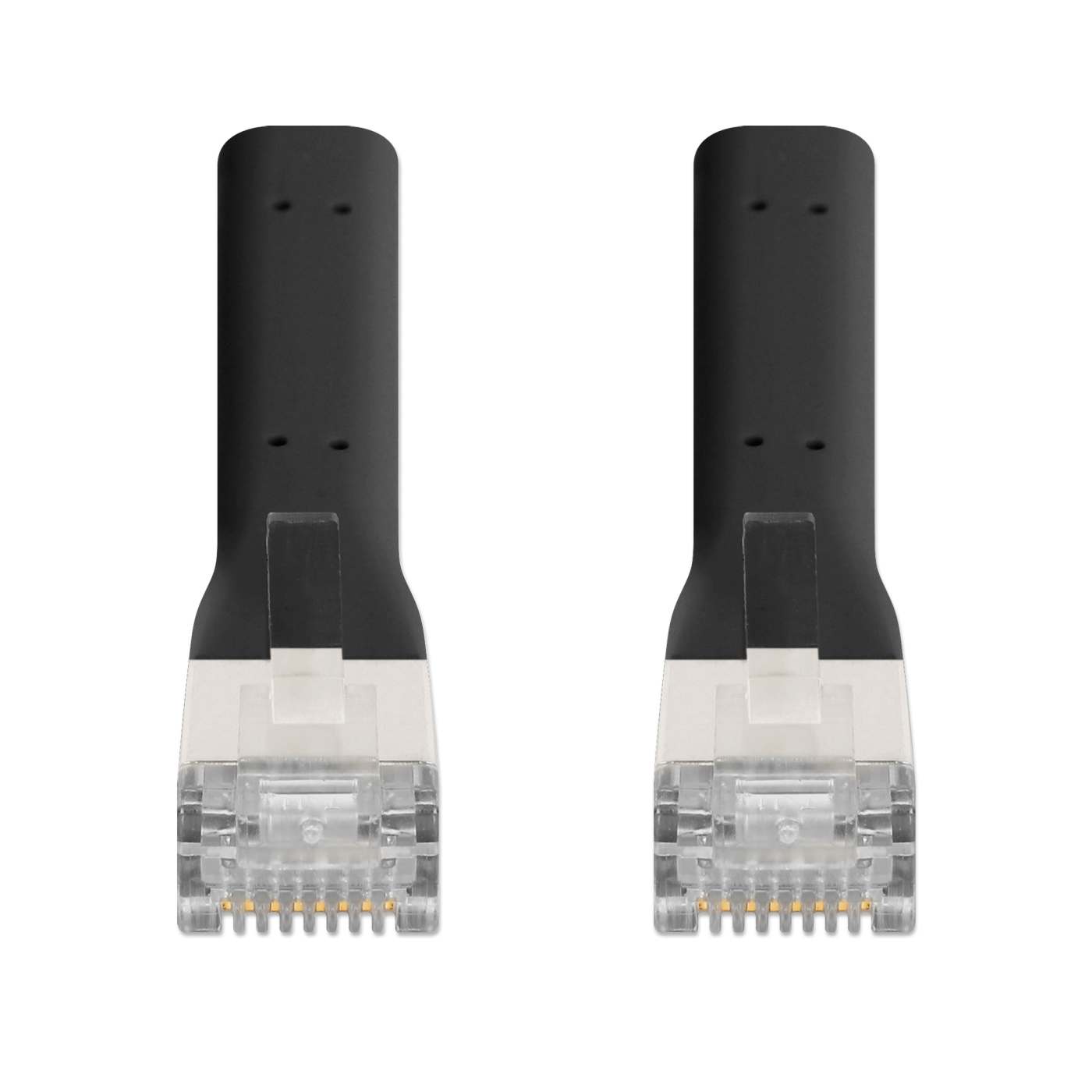 Cat6a F/FTP FlexiBoot Slim Network Patch Cable, 1 m, Black Image 3