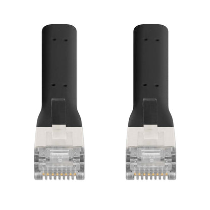Cat6a F/FTP FlexiBoot Slim Network Patch Cable, 1 m, Black Image 3