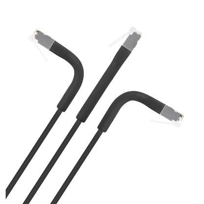 Cat6a F/FTP FlexiBoot Slim Network Patch Cable, 1 m, Black Image 5