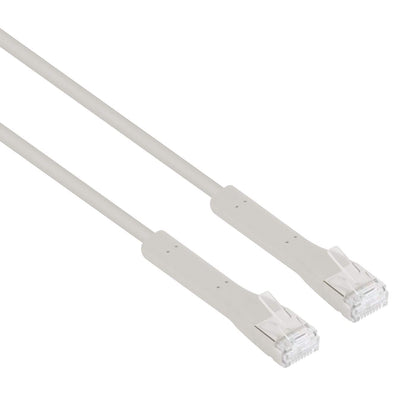 Cat6a F/FTP FlexiBoot Slim Network Patch Cable, 1 m, Gray Image 2