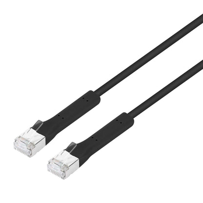 Cat6a F/FTP FlexiBoot Slim Network Patch Cable, 1.5 m, Black Image 1