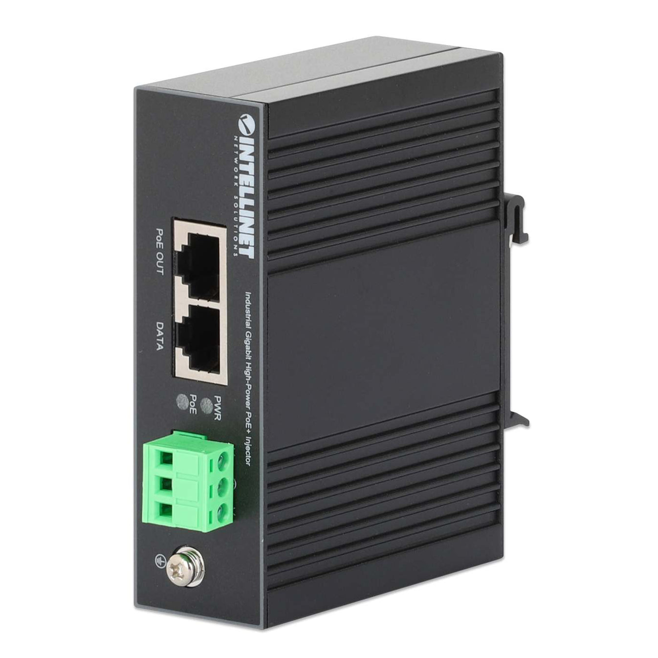 Intellinet Industrial GbE High-Power PoE+ Injector 30W (561365 ...