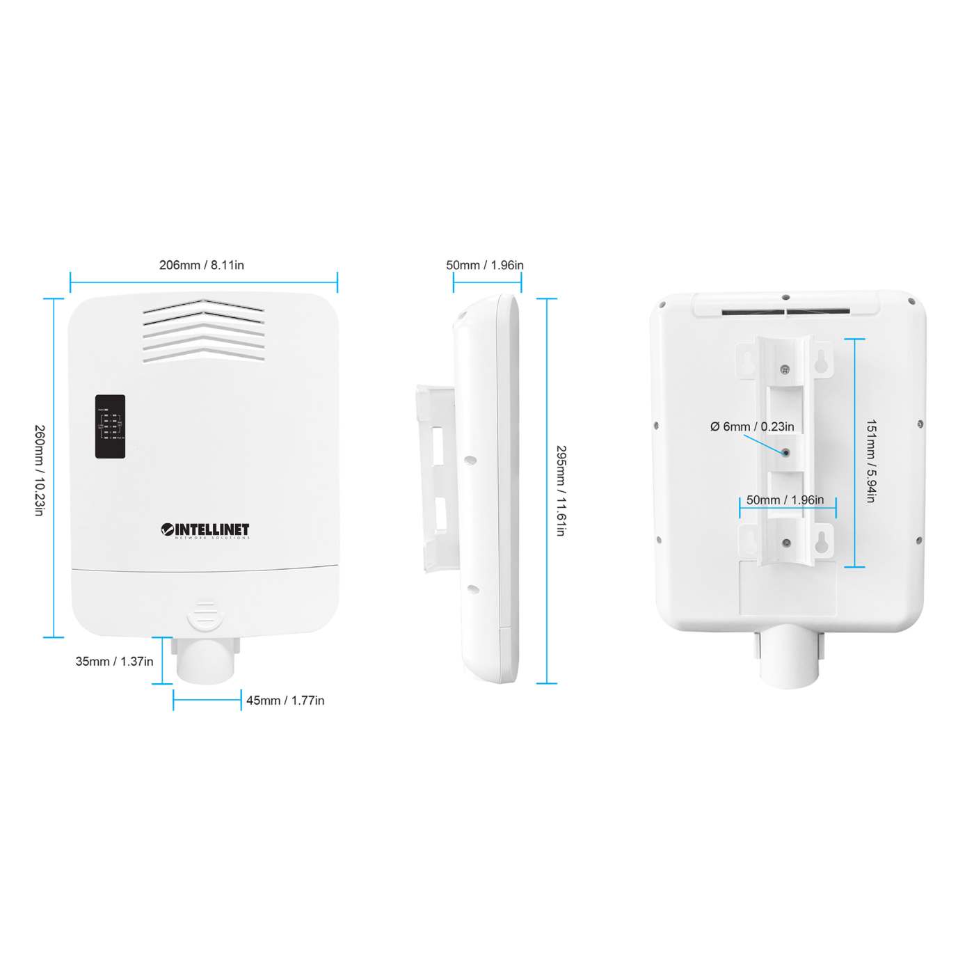 Outdoor PoE-Powered 5-Port Gigabit Switch with PoE Passthrough / 4-Port PoE+ Extender Image 12