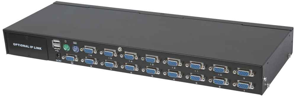 Intellinet 16-Port Rackmount KVM Switch (506496) – Intellinet Europe