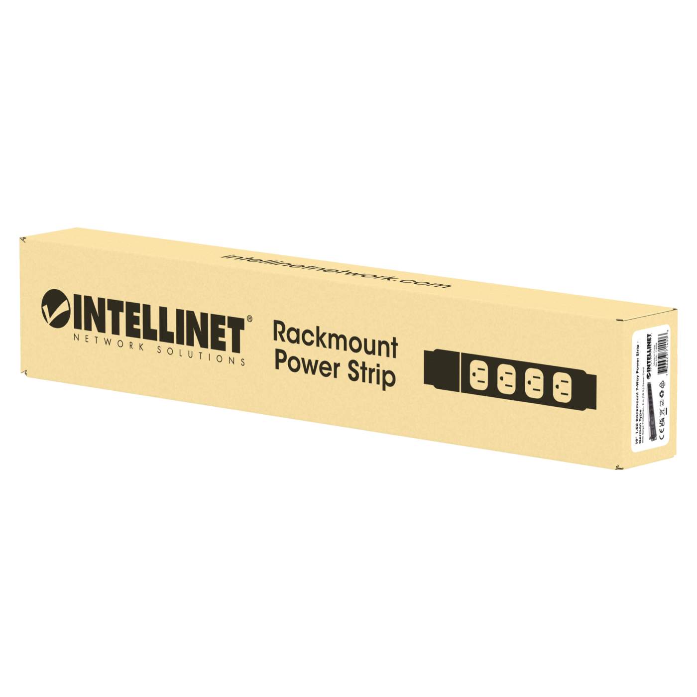 19" 1.5U Rackmount 7-Output Power Distribution Unit (PDU) Packaging Image 2