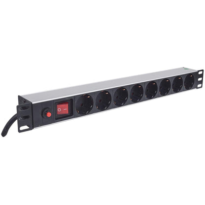 19" 1U Rackmount 8-Output Power Distribution Unit (PDU) Image 3