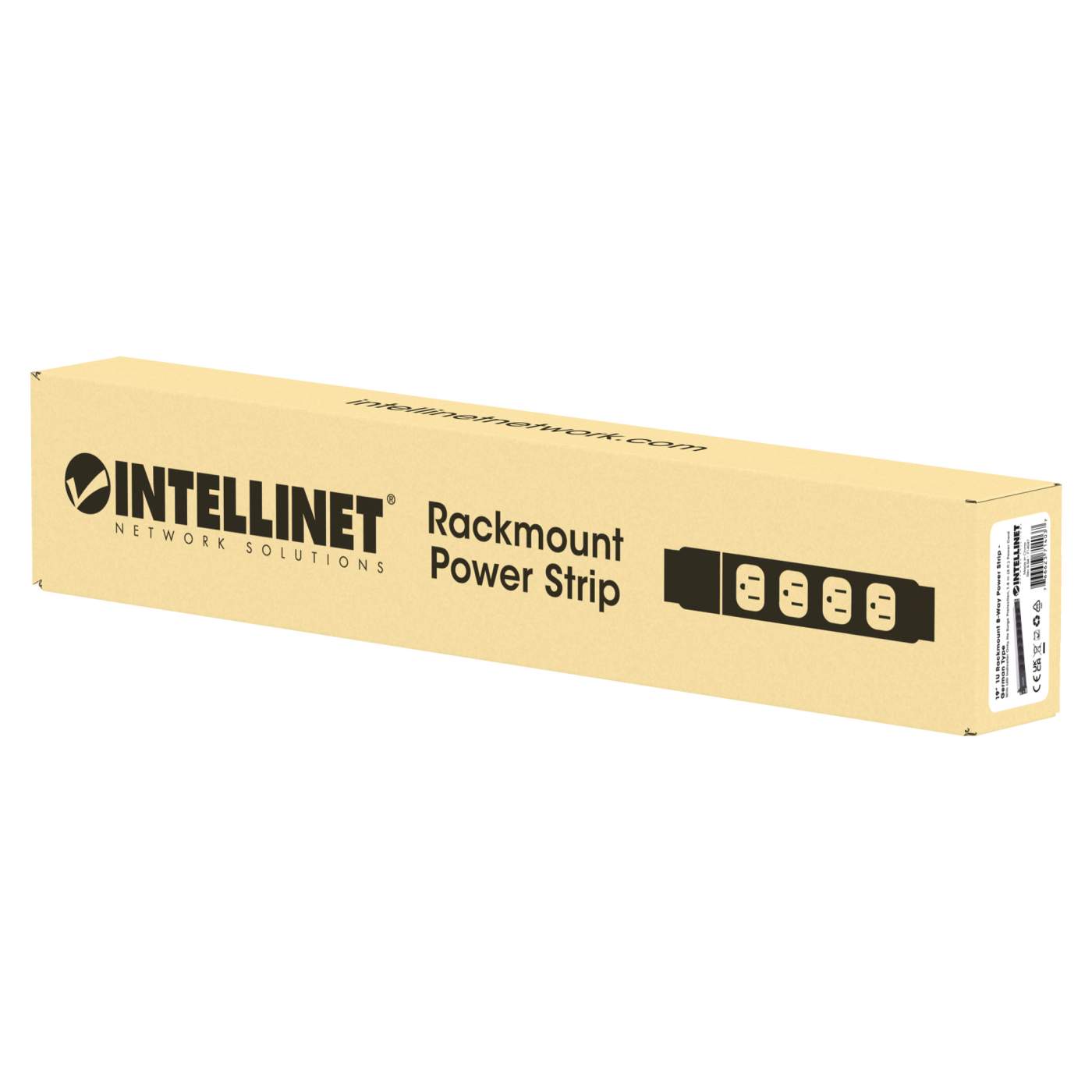 19" 1U Rackmount 8-Output Power Distribution Unit (PDU) Packaging Image 2