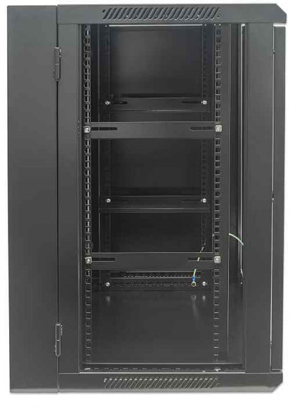 19" Double Section Wallmount Cabinet Image 4