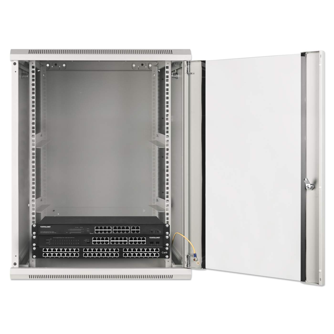 19" Double Section Wallmount Cabinet Image 7