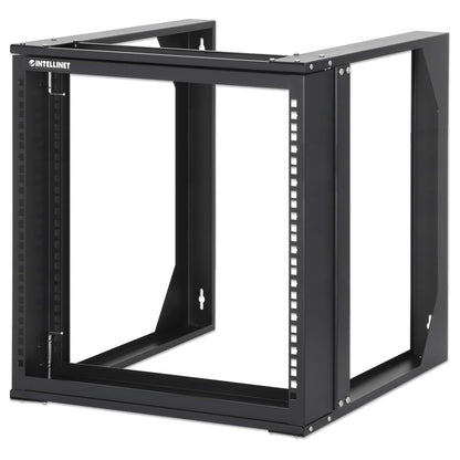 19" Wall Mount 2-Post Open Frame Network Rack, 9U Image 1