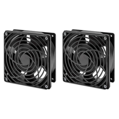 2-Fan Ventilation Unit for 19" Wallmount Cabinets Image 1