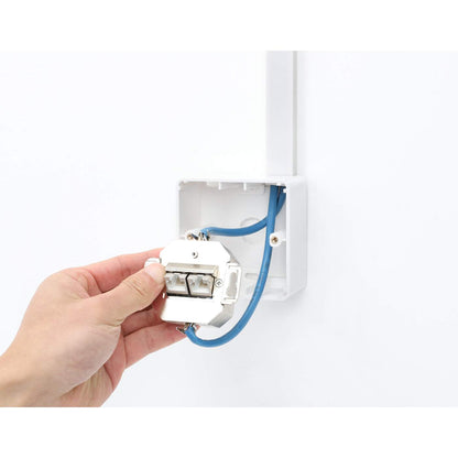 2-Port Cat6 10G Shielded RJ45 Wall Plate Image 8