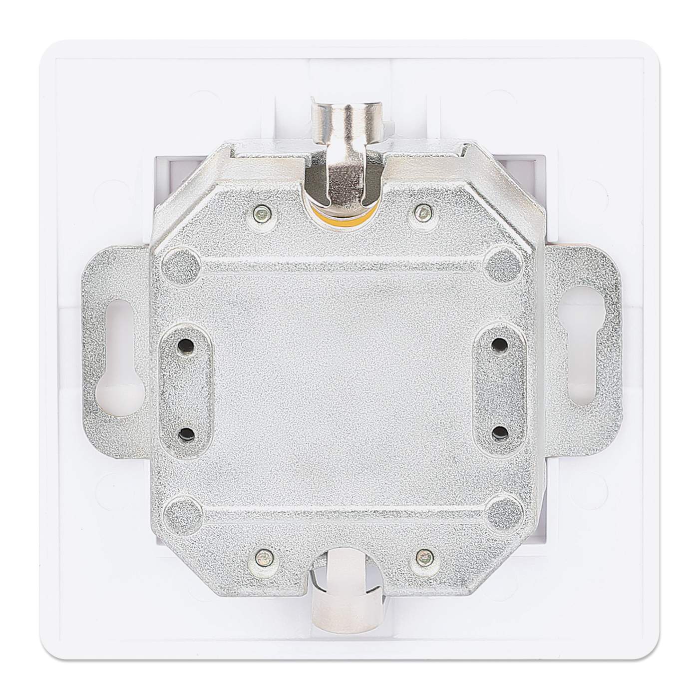 2-Port Cat6a 10G Shielded RJ45 Wall Plate Image 5