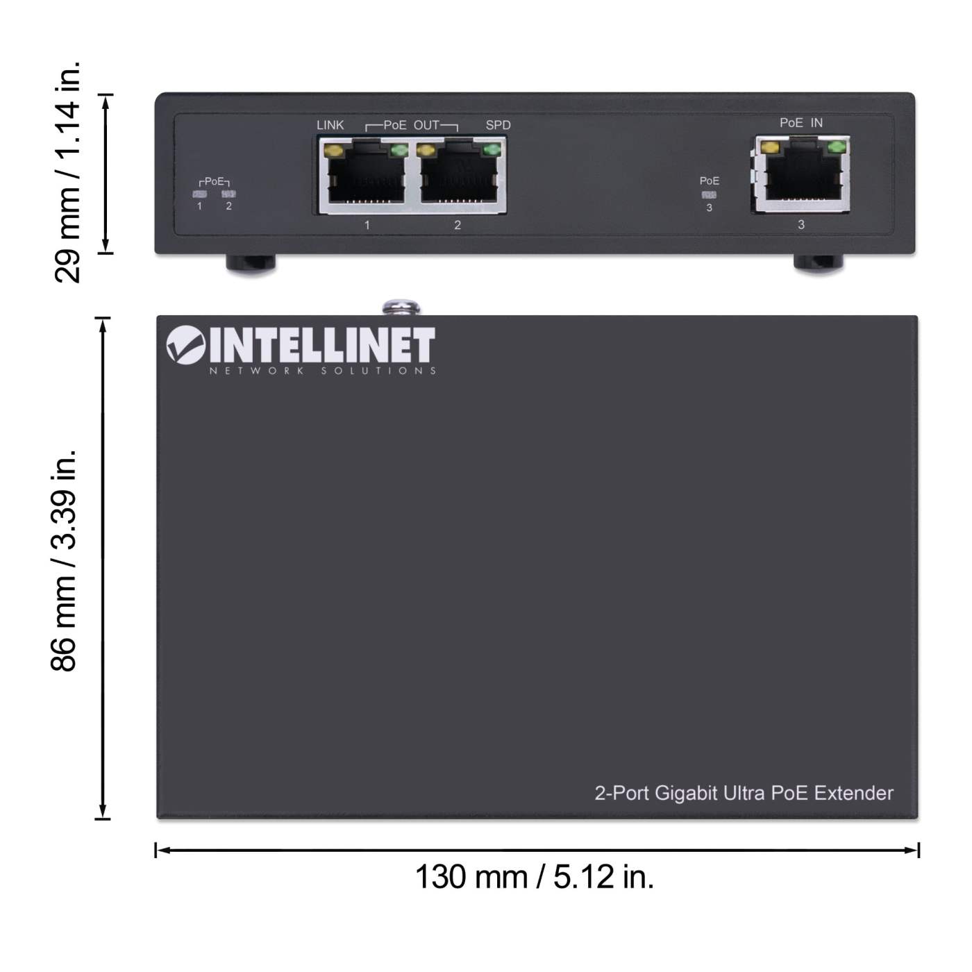 2-Port Gigabit Ultra PoE Extender Image 6
