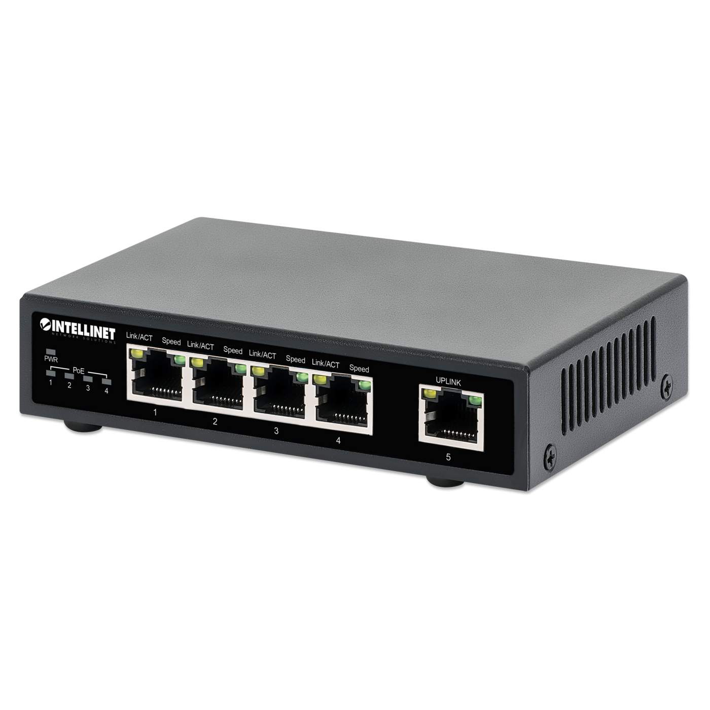 5-Port Gigabit Ethernet PoE+ Switch Image 1
