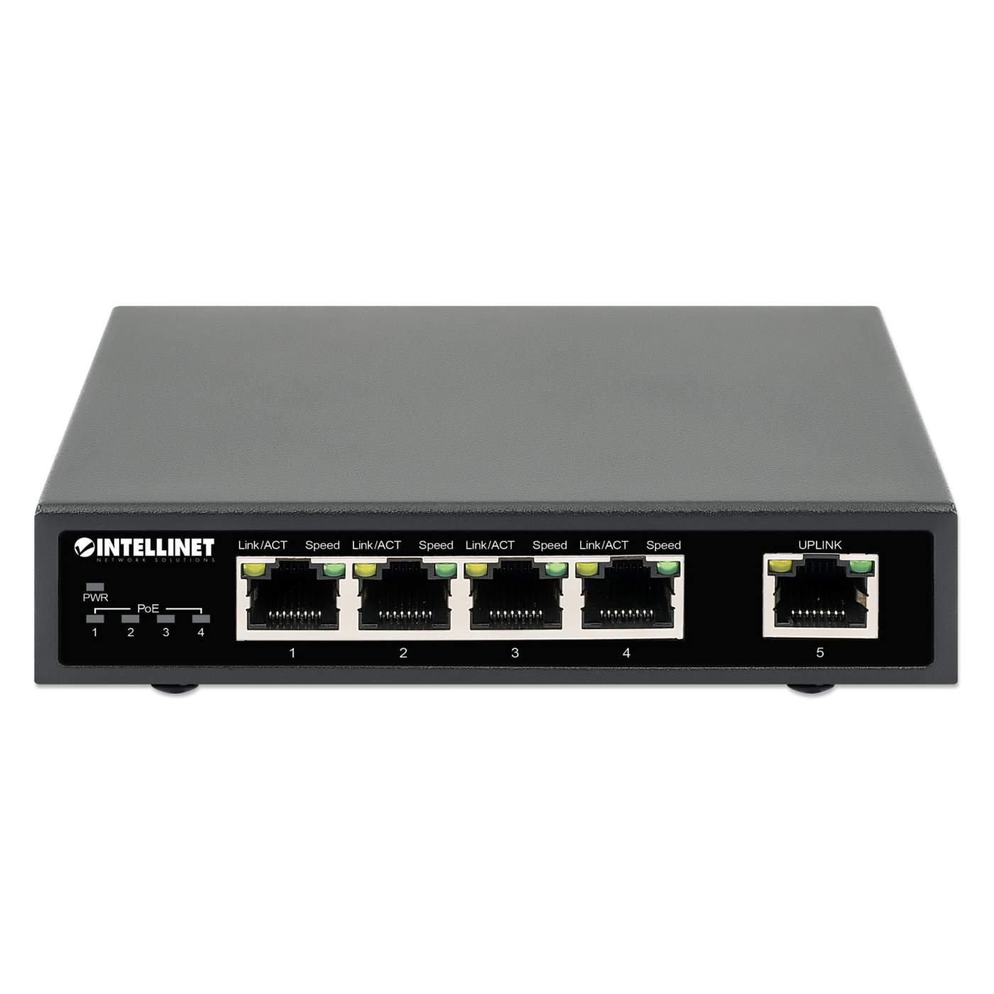 Intellinet 5-Port Gigabit Ethernet PoE+ Switch (561839