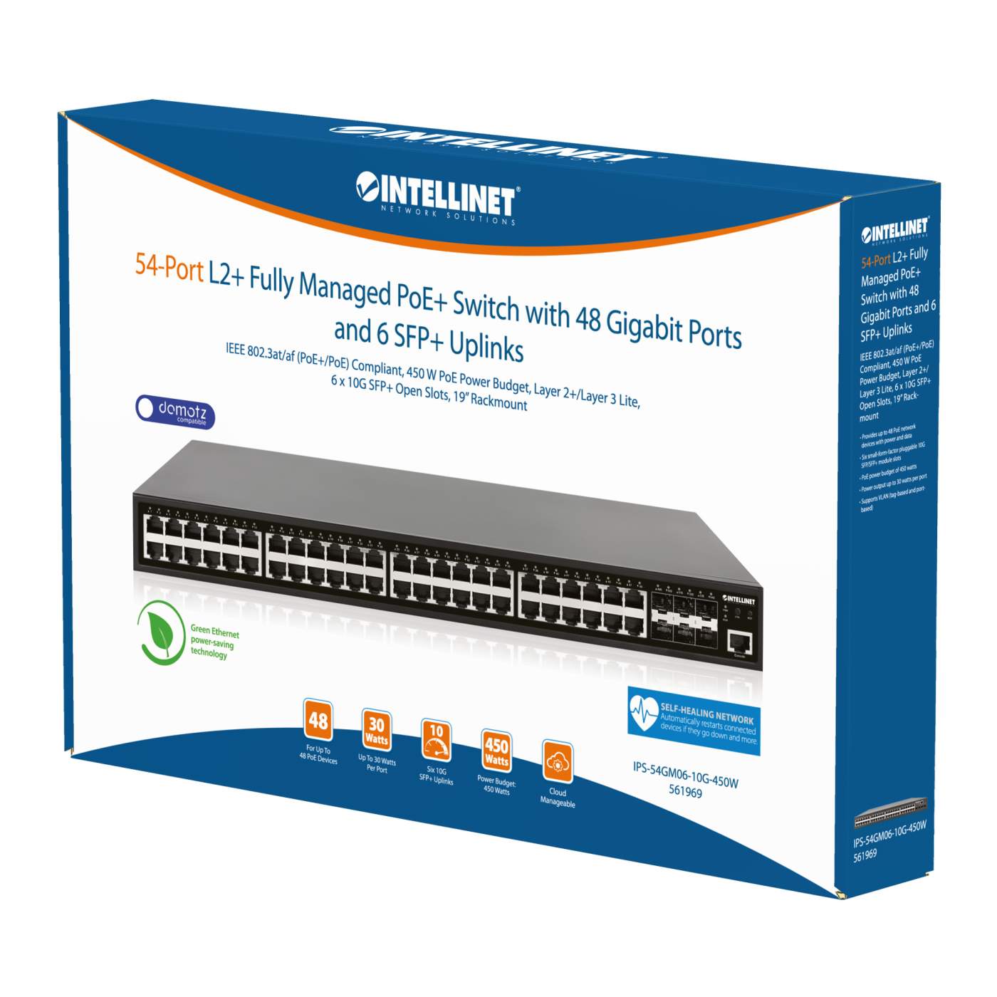 48-Port Gigabit SFP+ 4-Port 10G SFP+ L3 Managed Ethernet Switch