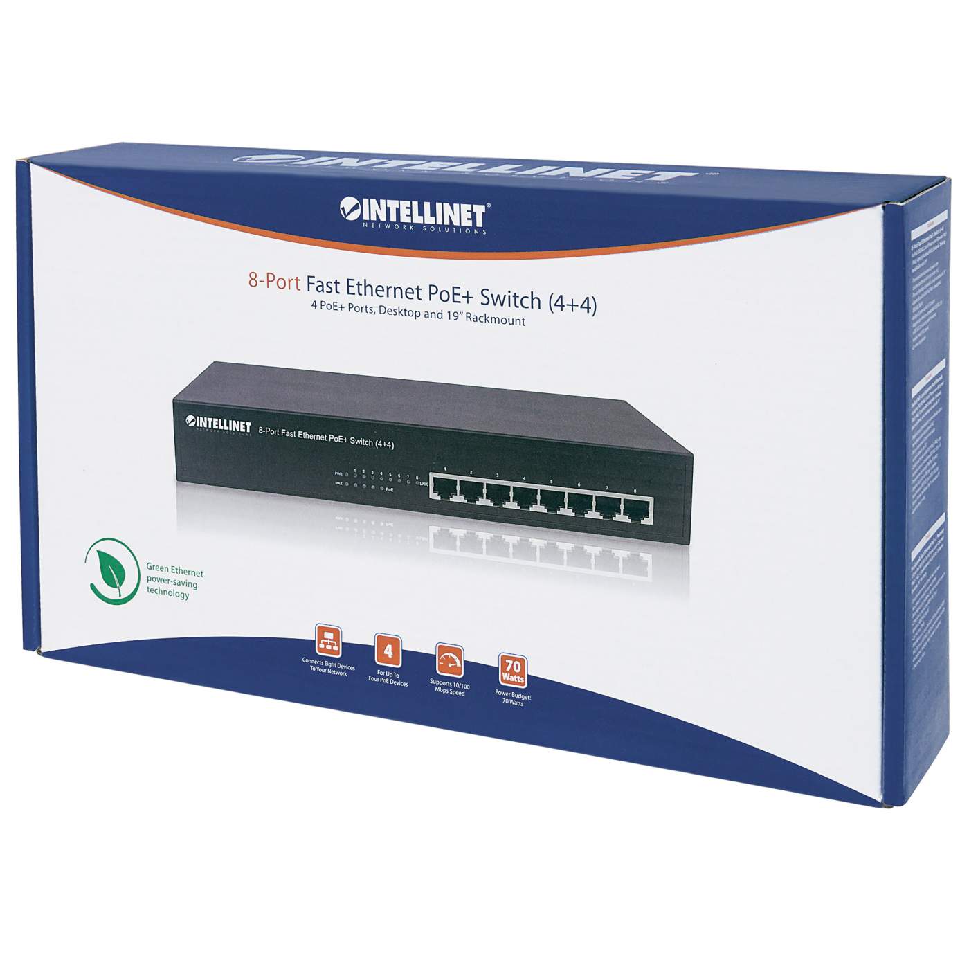EDIMAX - Switches - Fast Ethernet - 8-Port Fast Ethernet Desktop Switch