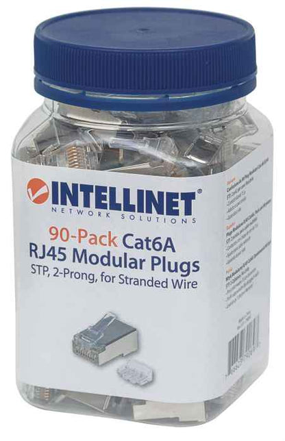 90-Pack Cat6A RJ45 Modular Plugs Packaging Image 2